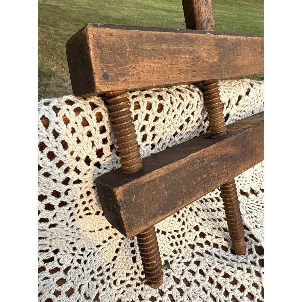 Antique Wooden Screw Clamp 10